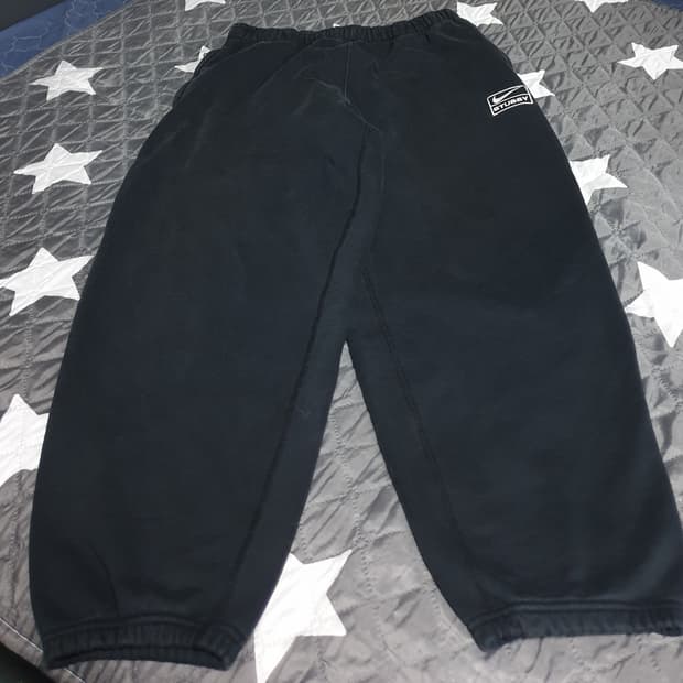 나이키X스투시  NRG 워시드 플리스 팬츠 (L) DO5296-010