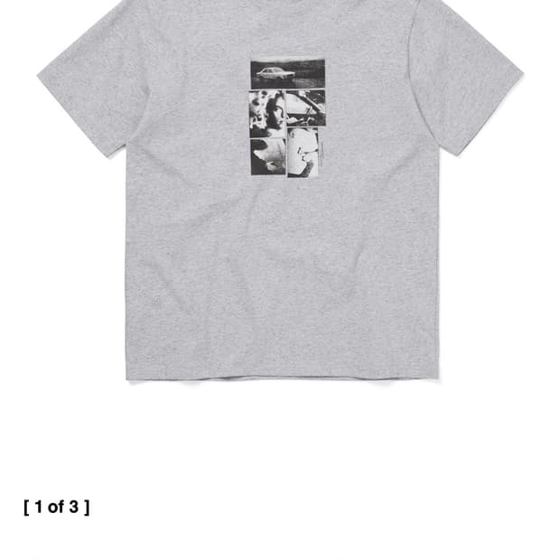 Scenes Tee Heather Grey s사이즈