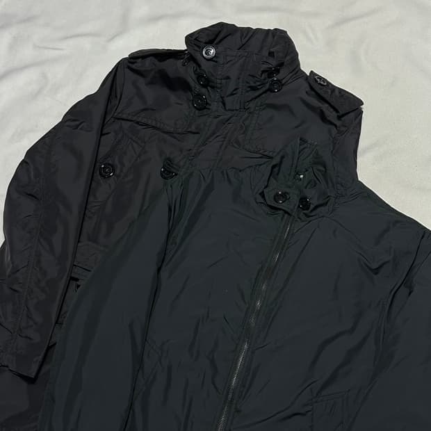 M 버버리 런던 유틸리티 블랙 자켓 