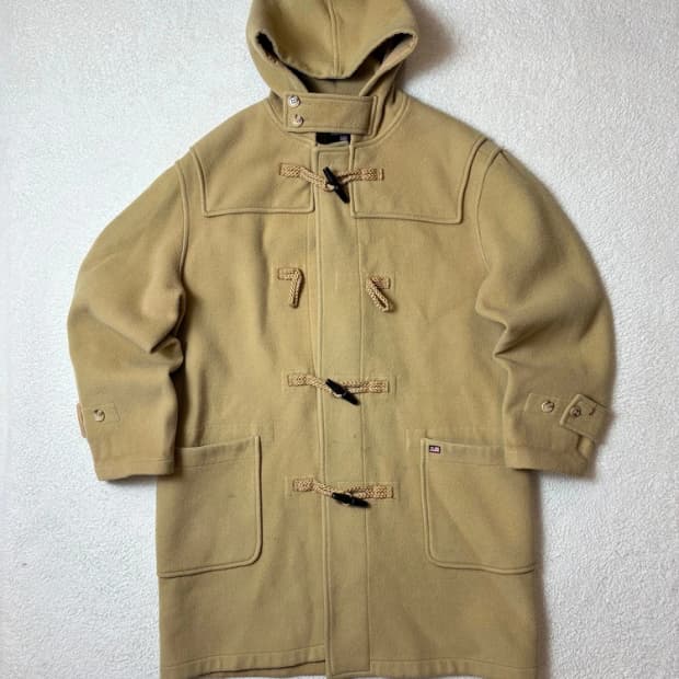 폴로 진스 00's 울 더플 후디 코트 PN6391