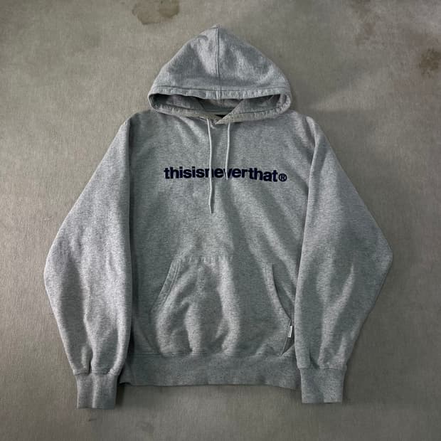 100 디스이즈네버댓 빅로고 후드티