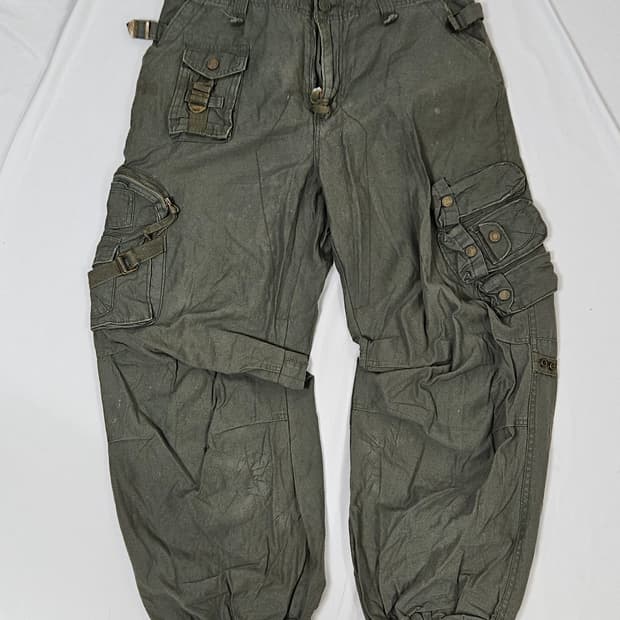 00s 지스타로우 G-STAR RAW 파라슈트 카고 멀티포켓 팬츠 바지