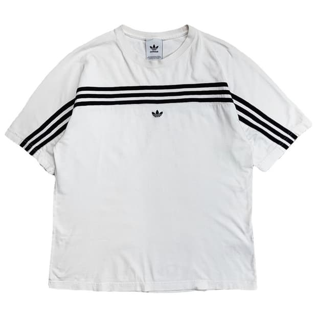 ADIDAS 오리지널스 3 스트라이프 티셔츠 XL