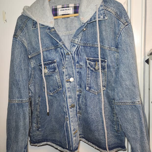 데님프로젝트x앳코너 후드 데님 자켓 M