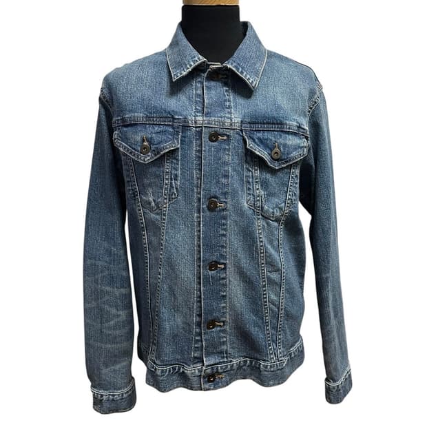 유니클로 중청 워싱 데님자켓 XL size