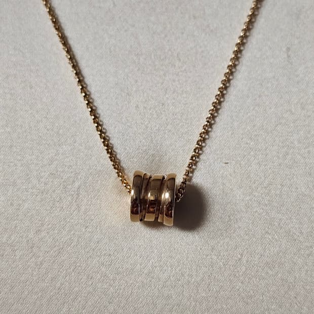 불가리 비제로원 목걸이 미니 로즈골드 목걸이 풀박스 18k