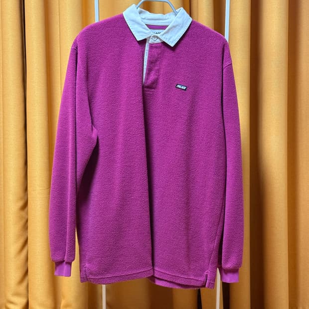 [XL] 팔라스 플리스 럭비 크림슨핑크 21FW
