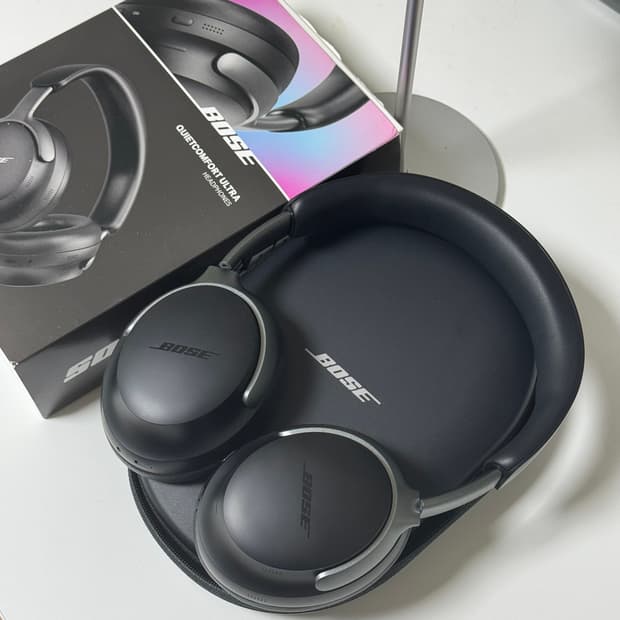 보스 QC 울트라 헤드폰 블랙