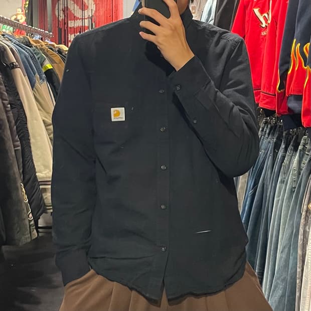 [IM] carhartt 칼하트 블랙 긴팔셔츠