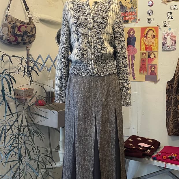 보카시 투톤 스커트 [무배]