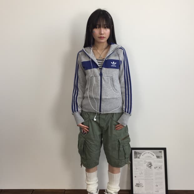 Adidas Big Trefoil Zip-Up Hoodie