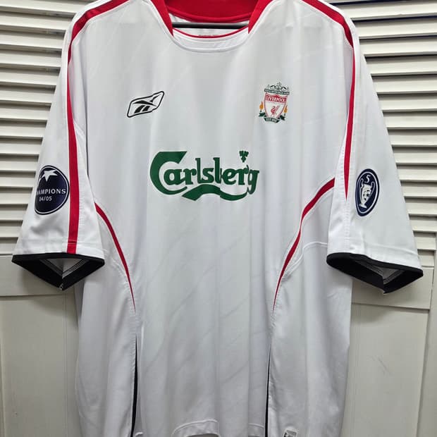리버풀 05-06 제라드 챔스 리복 유니폼