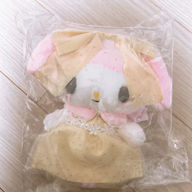 산리오 레이디 마멜 마스코트 옐로우 마이멜로디 생일시리즈 노랑 마스코트