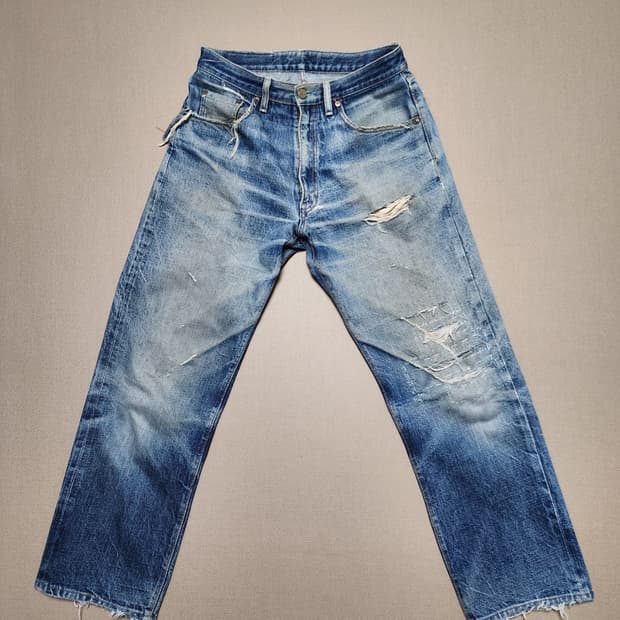BIG JOHN Rare Jeans 레드라인 셀비지 데님 팬츠 (32)