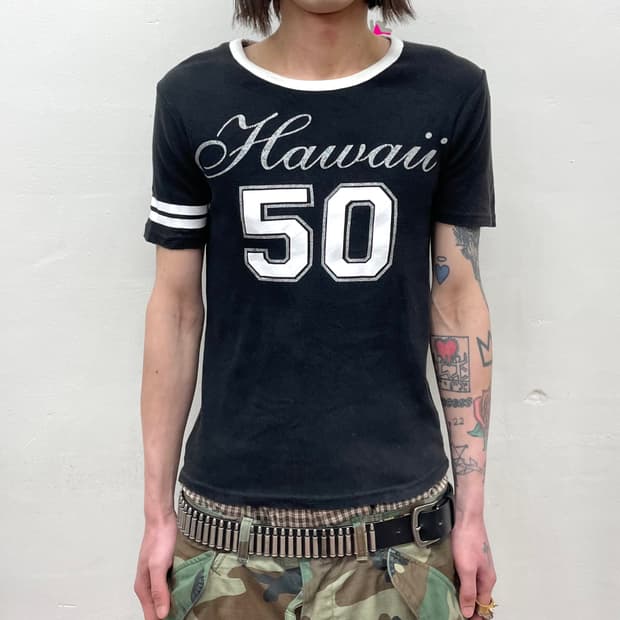 Glossy 50 Lettering T-Shirt 