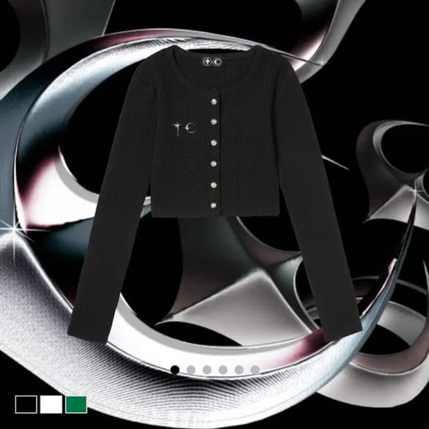 떠그클럽 초판 가디건 블랙 1사이즈