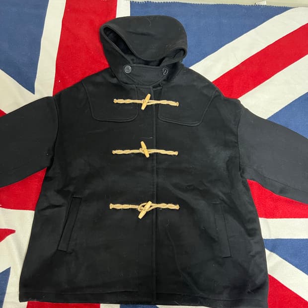 메인부스 하프더플코트 블랙 3사이즈