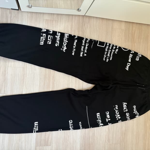 새상품 soloist 스웻팬츠