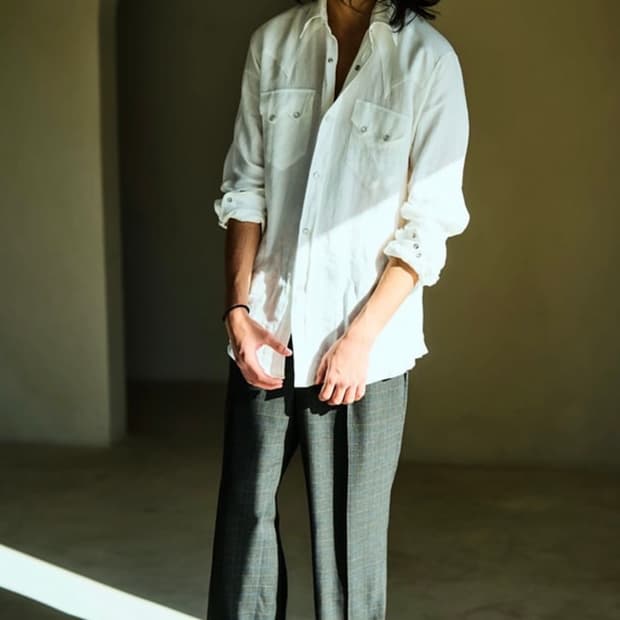 (2)MAATEE&SONS 웨스턴 데님 셔츠