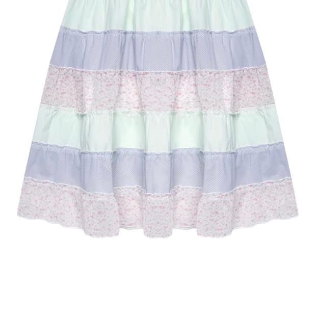 소노노모리 Triple Patch Cancan Skirt - Mint