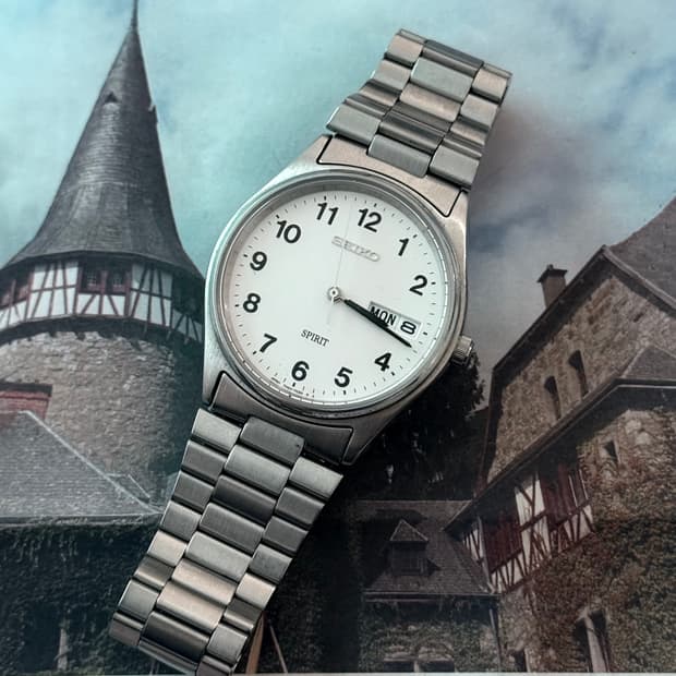 세이코 Seiko 쿼츠 SPRIT 아라빅