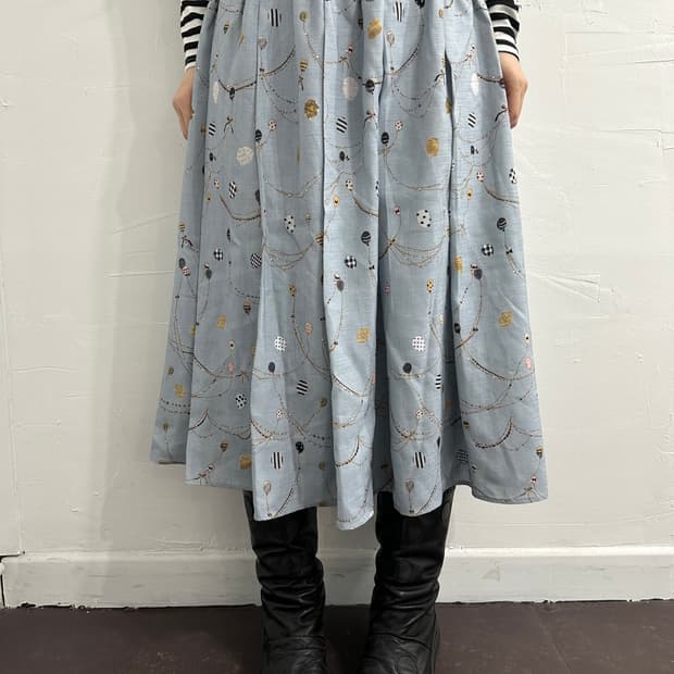 franche lippee fairy design pleats skirt
