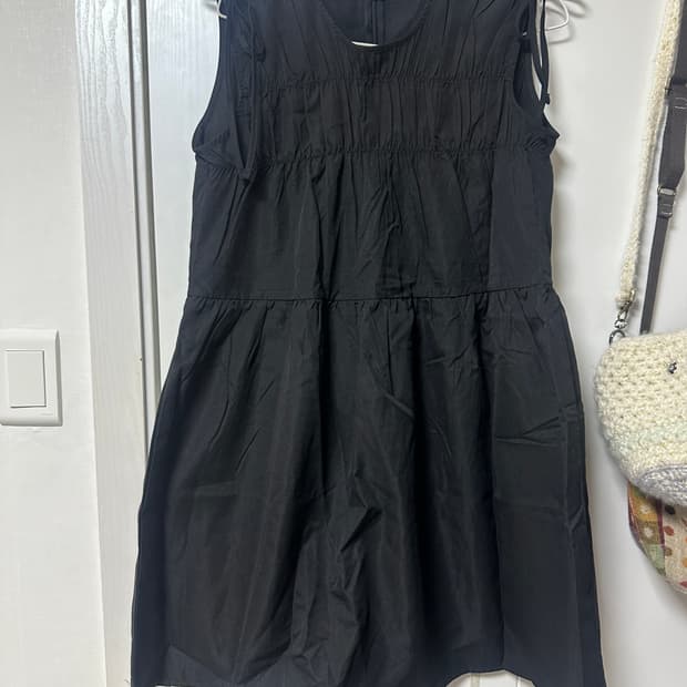 블랙 나시 원피스