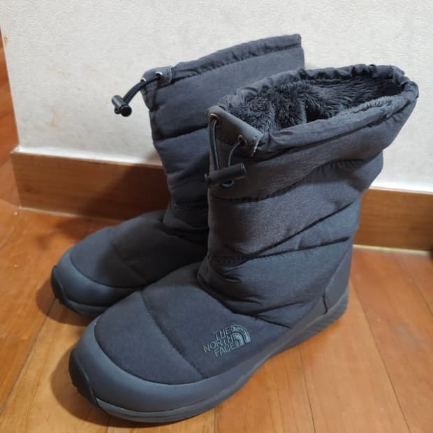 노스페이스 구스다운 패딩 부츠 방한화 240
