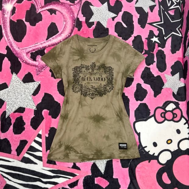BUCKAROO Y2K tie-dye T-shirt