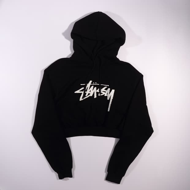 스투시 크롭 후드티 B548