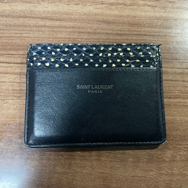 생로랑 카드지갑 정품