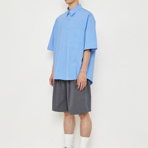 아르반 릴렉스드 블루라인 셔츠 스카이 블루 L
