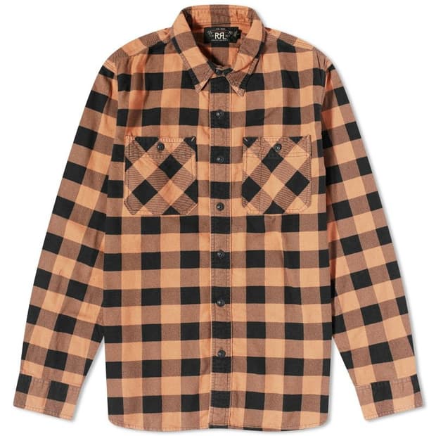 rrl 버팔로셔츠 L사이즈