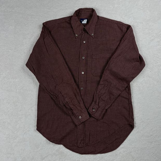 BEAMS 깅엄체크 셔츠 (실측확인)