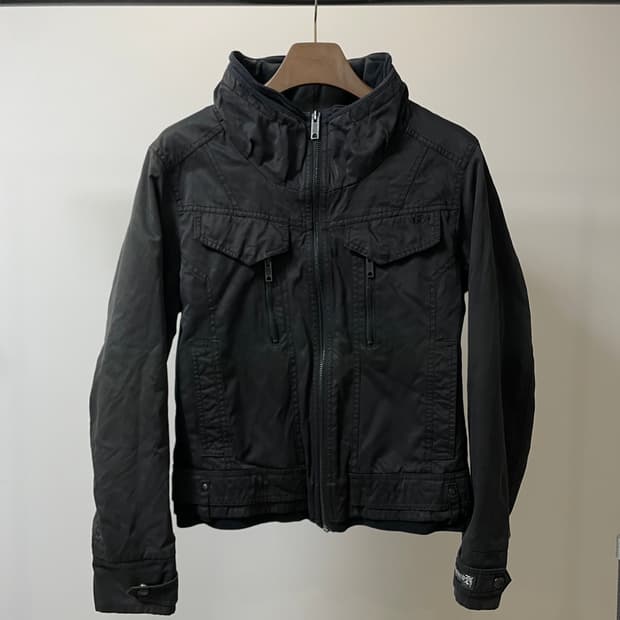 (XL) Buckaroo 버커루 하이넥 락시크 블루종 자켓