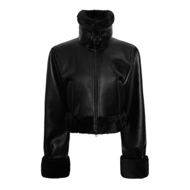 보헤미안서울 21fw 무스탕 블랙