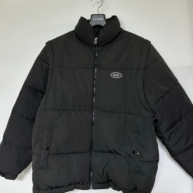 5252 by O!Oi의 블랙 덕다운 패딩