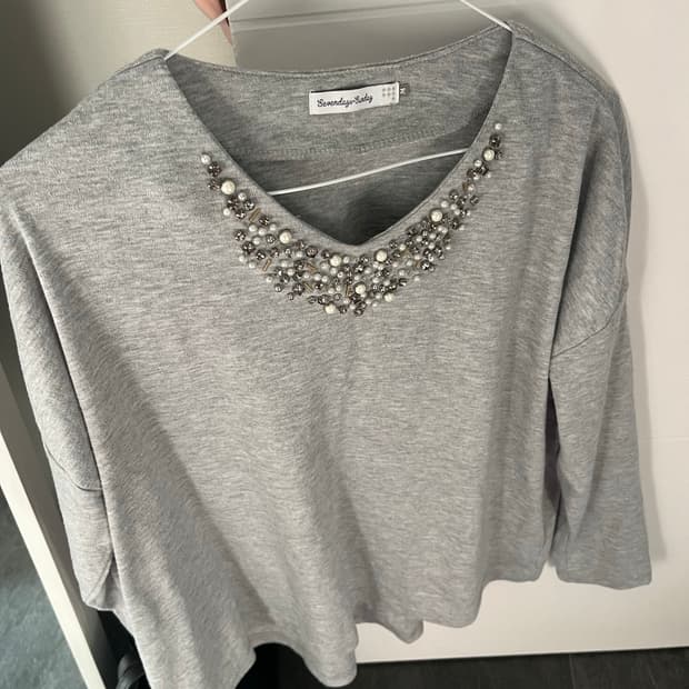 빈티지 진주 롱슬리브