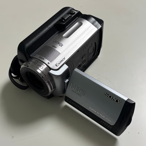 소니 Sony HDR-XR100 실버 빈티지 캠코더