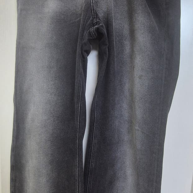 페이탈리즘 spray gradation wide jean 블랙