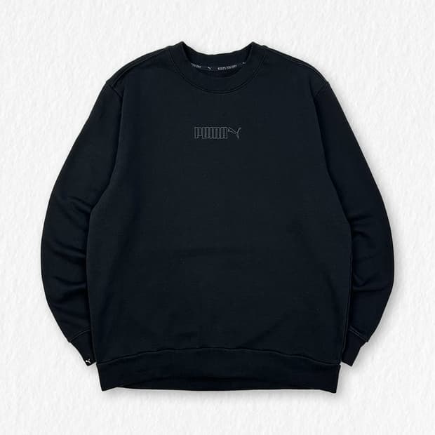 푸마 맨투맨 블랙