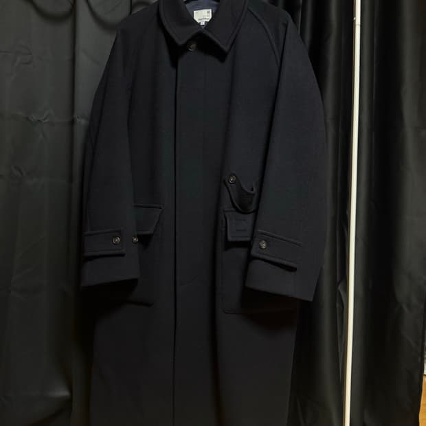 홀리선 발마칸 코트 L 윈터포트 다크 네이비