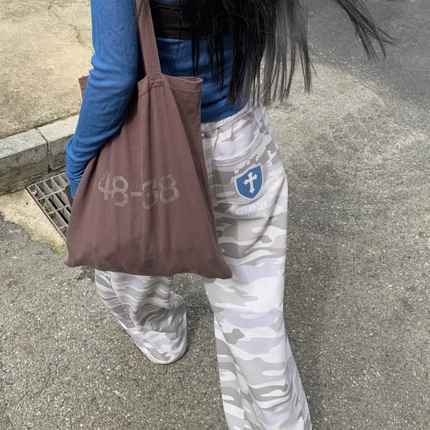 쏘비 Poi Pants (화이트 카모)