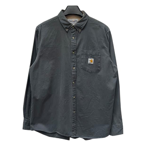 칼하트 리메이크 그레이 긴팔 셔츠 남방 L
