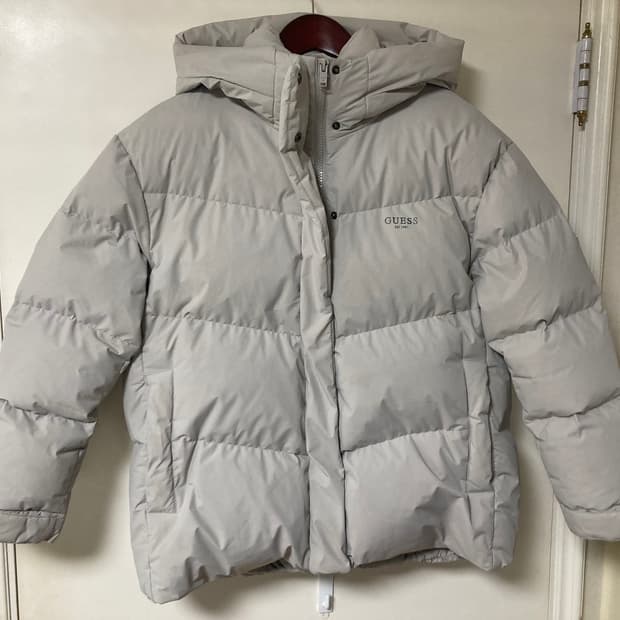 GUESS 게스 여성 덕다운 패딩 S LGY