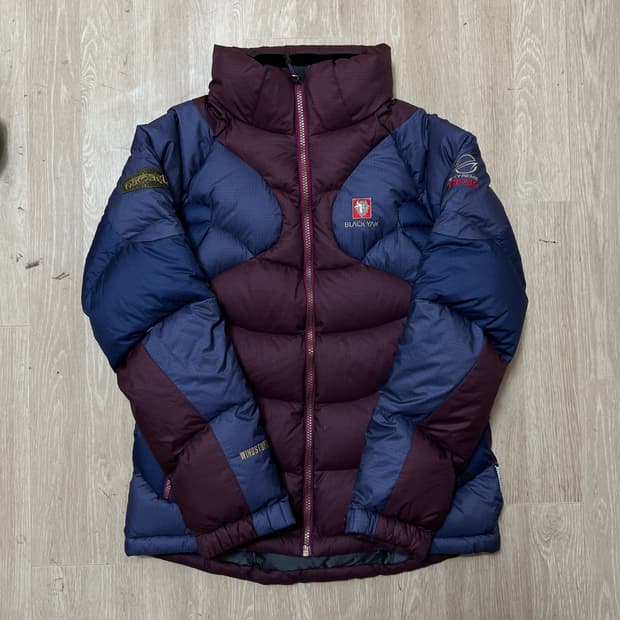 블랙야크 익스트림피크 윈드스토퍼 구스다운 대장급 패딩 M/95 