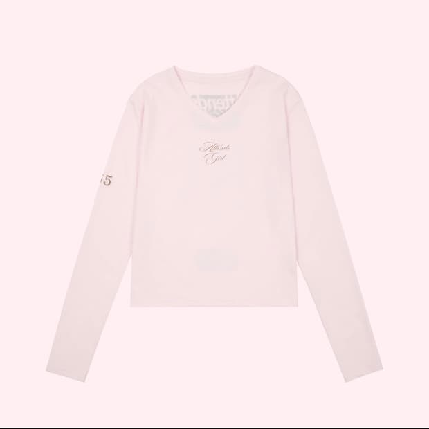 어텐즈 Mama tee shirt (Baby pink)