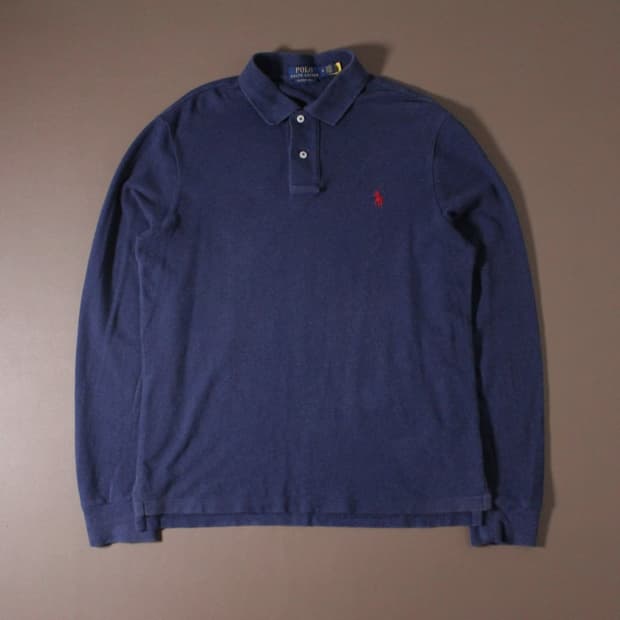 Polo 폴로 랄프로렌 신형 네이비 롱 슬리브 (QR)