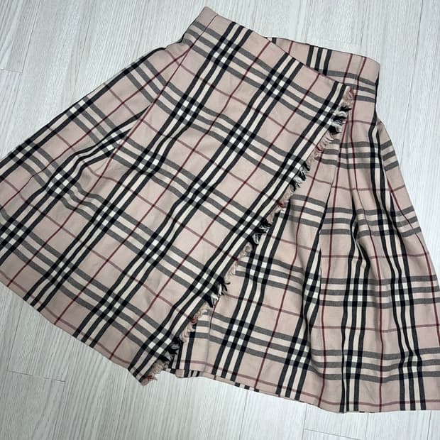 버버리 레이어드 치마