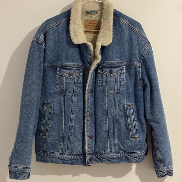 아메리칸 빈티지 퍼 데님 자켓 (페르마타 구매) 